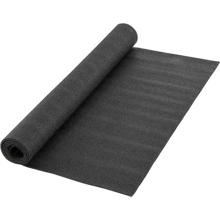 Global Industrial Custom Cut Drawer Liner Roll, 60L x 24W x1/4H. Black Foam 534845